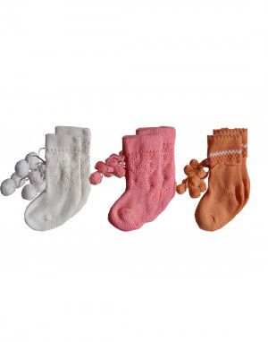 Baby acrylic wool socks p3